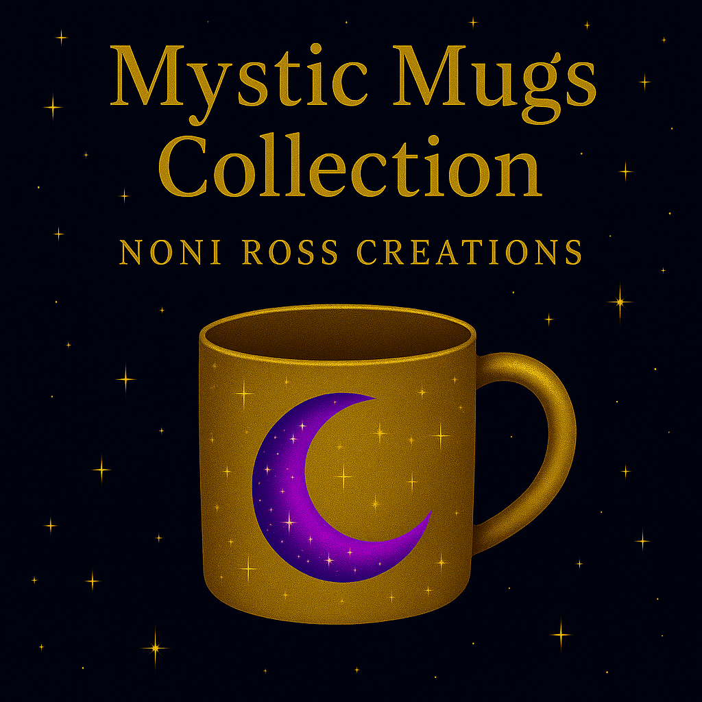 Mystic Skulls - January Blue Catrin Mug | Noni Ross Creations