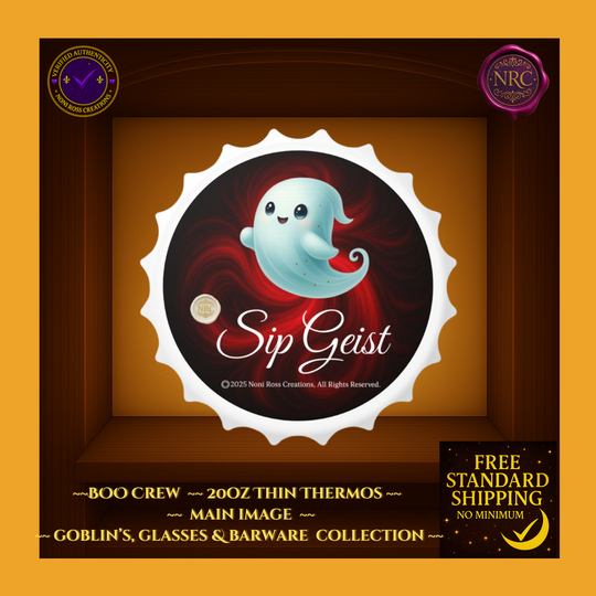 BOO Crew - Sip Geist [Ghost] Magnetic Bottle Opener by Noni Ross Creations