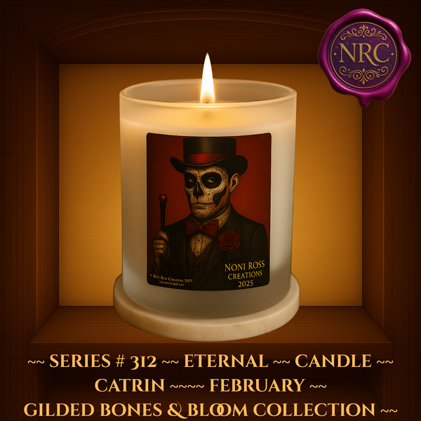 Main image, catrin day of the dead February Candle