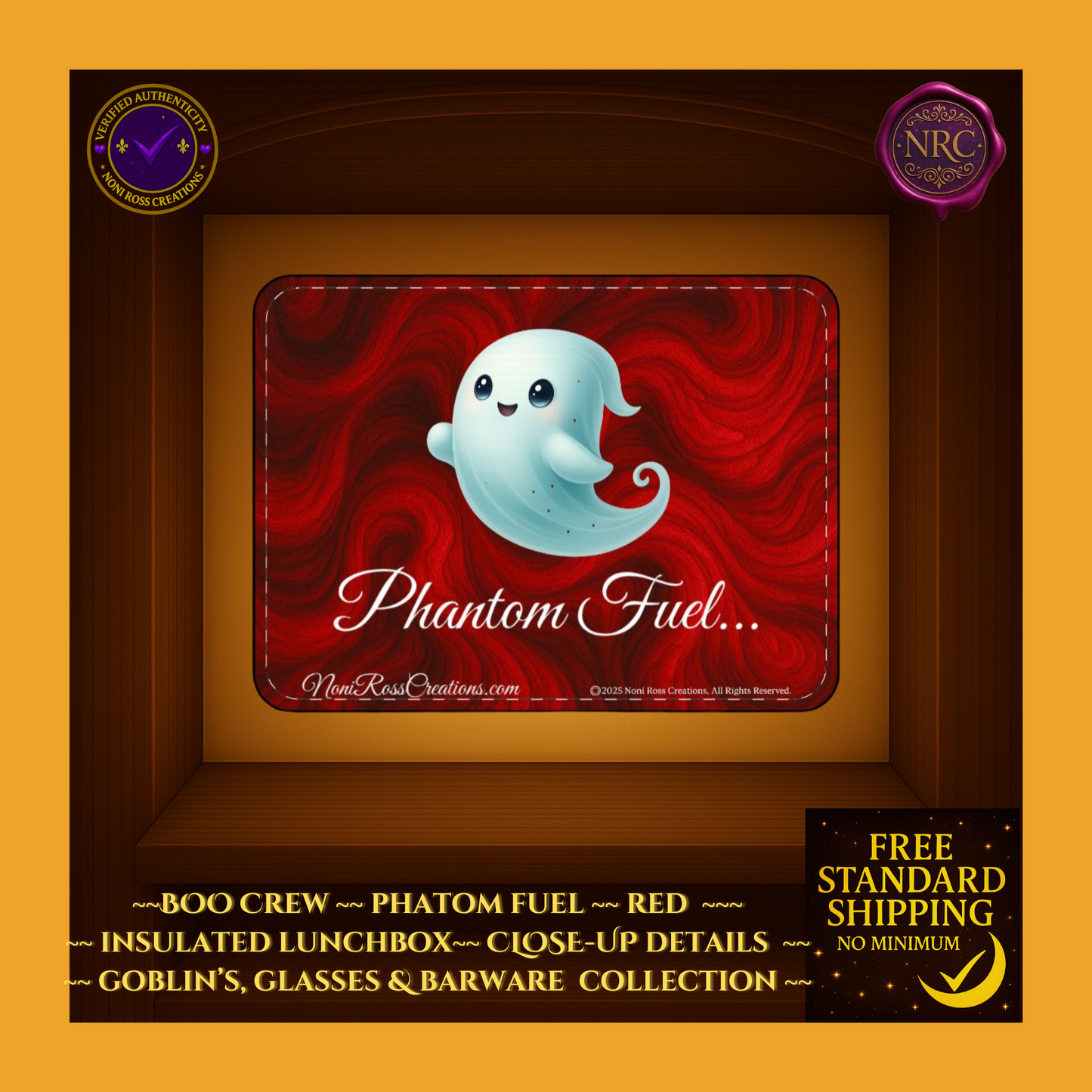 Phantom Fuel Lunch Box | Series #311 | BOO Crew Collection | Noni Ross Creations