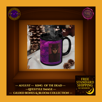 August King of the Dead Catrin Mug 11oz by Noni Ross Creations