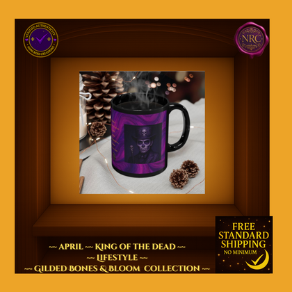 April King of the Dead Catrin Mug 11oz by Noni Ross Creations
