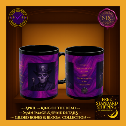 April King of the Dead Catrin Mug 11oz by Noni Ross Creations