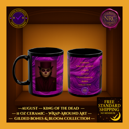 August King of the Dead Catrin Mug 11oz by Noni Ross Creations