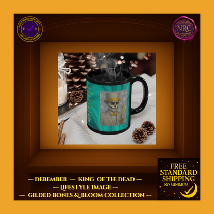 December King of the Dead Catrina Mug 11oz by Noni Ross Creations