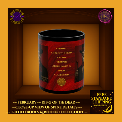 February King of the Dead Catrin Mug 11oz by Noni Ross Creations