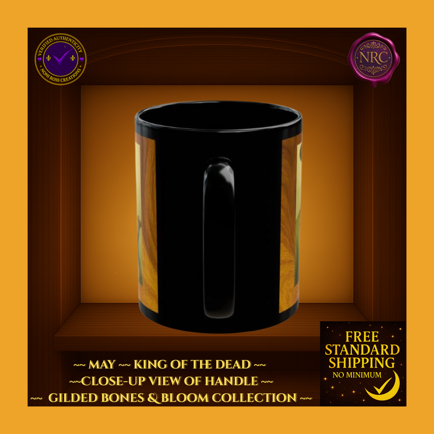 May King of the Dead Catrin Mug 11oz by Noni Ross Creations