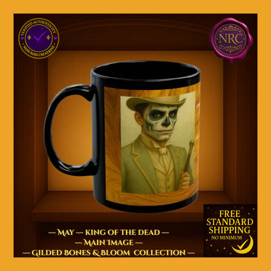 May King of the Dead Catrin Mug 11oz by Noni Ross Creations