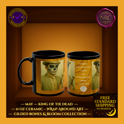 May King of the Dead Catrin Mug 11oz by Noni Ross Creations