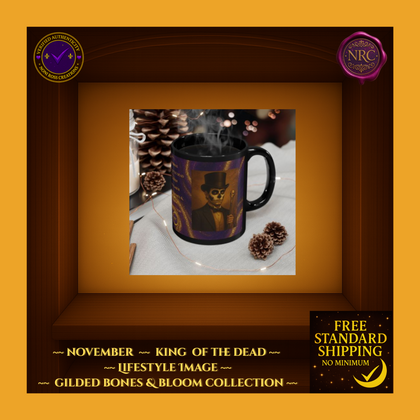 November King of the Dead Catrina Mug 11oz by Noni Ross Creations