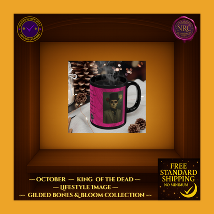 October King of the Dead Catrina Mug 11oz by Noni Ross Creations