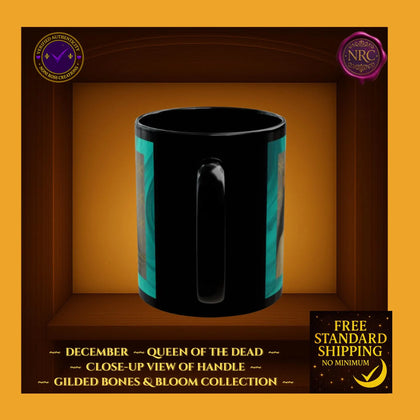 December Queen of the Dead Catrina Mug 11oz by Noni Ross Creations