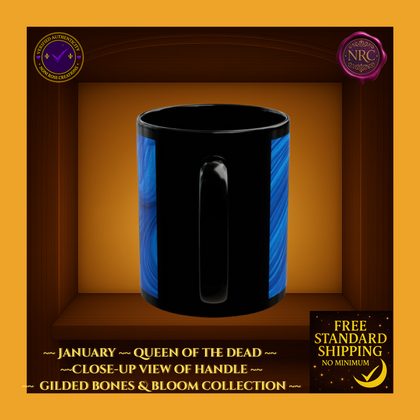 January Queen of the Dead Catrina Mug 11oz by Noni Ross Creations