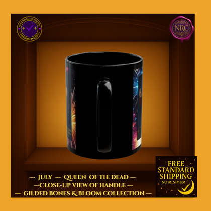 July Queen of the Dead Catrina Mug 11oz by Noni Ross Creations