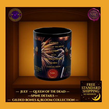 July Queen of the Dead Catrina Mug 11oz by Noni Ross Creations