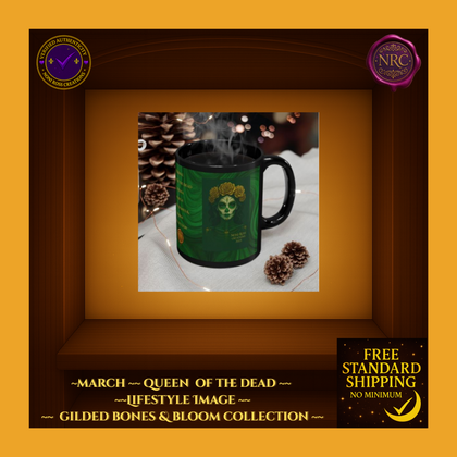 March Queen of the Dead Catrina Mug 11oz by Noni Ross Creations