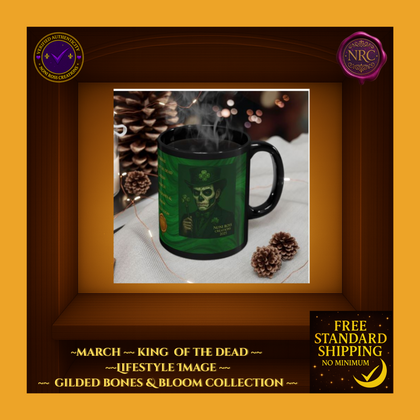 March King of the Dead Catrin Mug 11oz by Noni Ross Creations