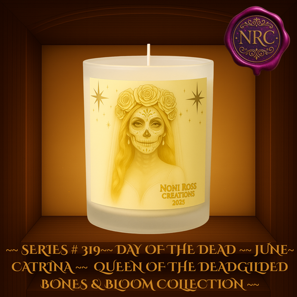 Eternal Day of The Dead May Catrina Candle 11oz Noni Ross Creations